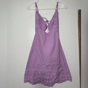 Zara Backless Purple Dress. Size: XS